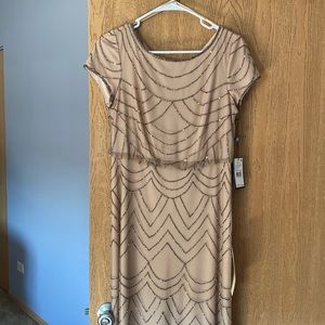 Beaded Adrianna Pappell bridesmaid/formal dress